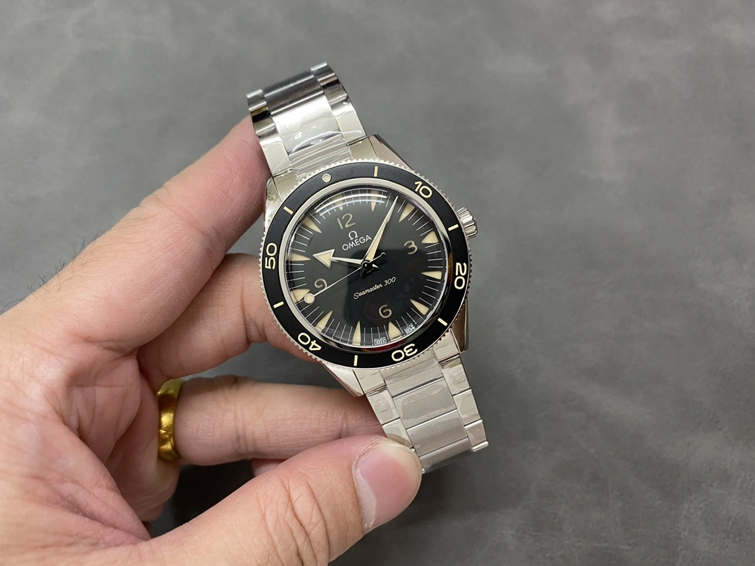 Functional CBD Factory Omega Seamaster 300 Heritage 41mm Black Sandwich Dial Stainless Steel Bracelet (234.30.41.21.01.001) 1:1 Super Clone – DD8912 Movement 248